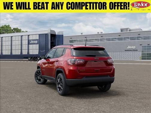 Red 2026 Jeep Compass Latitude
