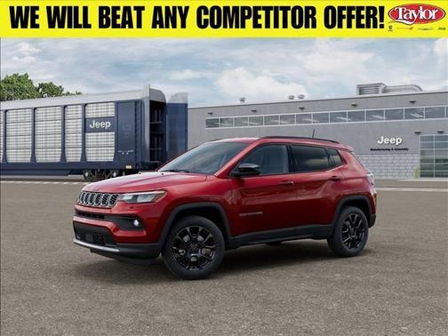 Red 2026 Jeep Compass Latitude