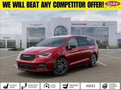Red 2026 Chrysler Pacifica Select
