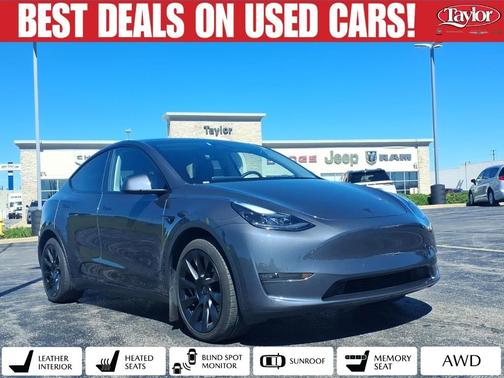 Gray 2023 Tesla Model Y Long Range
