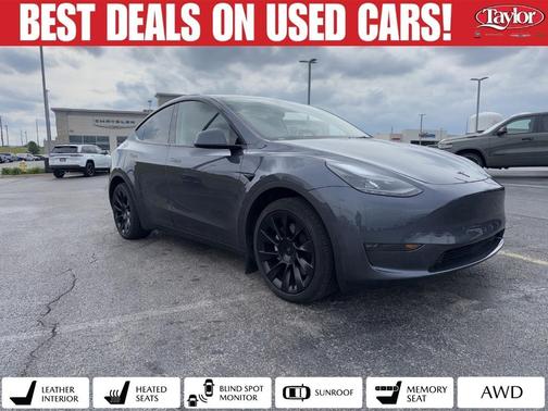 Gray 2023 Tesla Model Y Long Range