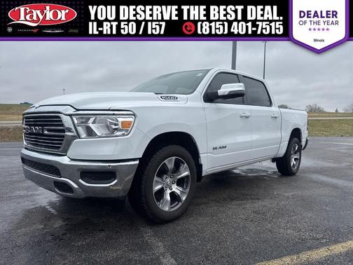 Bright White Clearcoat 2024 RAM 1500 Laramie