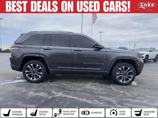 Metallic 2022 Jeep Grand Cherokee Overland