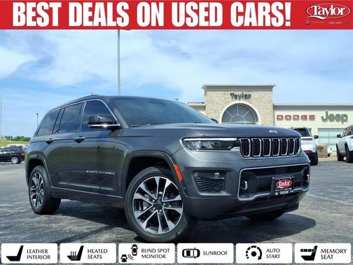 Metallic 2022 Jeep Grand Cherokee Overland