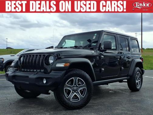 Black Clearcoat 2022 Jeep Wrangler Unlimited Sport