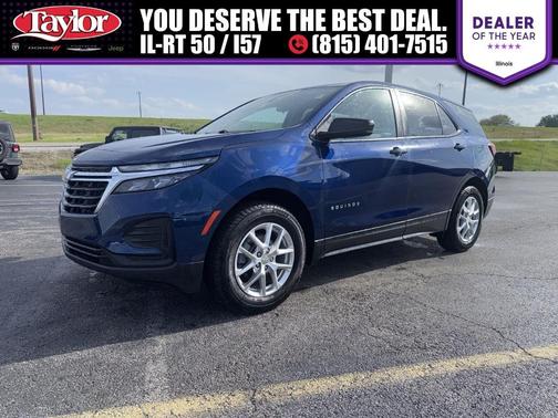 Blue Glow Metallic 2022 Chevrolet Equinox LS