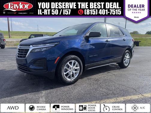 Blue Glow Metallic 2022 Chevrolet Equinox LS