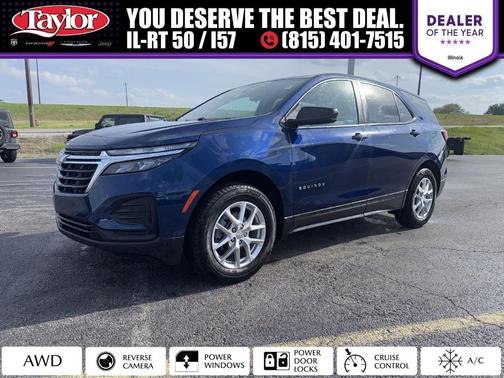 Blue Glow Metallic 2022 Chevrolet Equinox LS