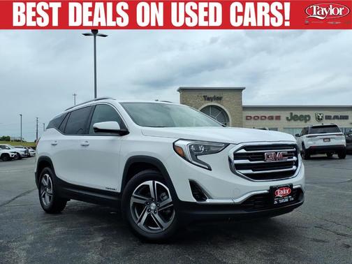 Summit White 2021 GMC Terrain SLT