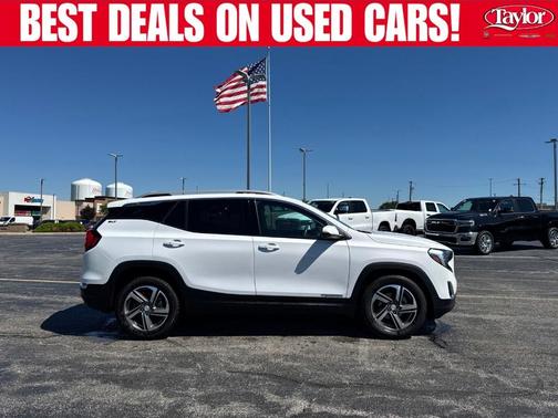 Summit White 2021 GMC Terrain SLT