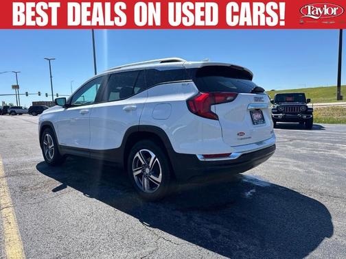 Summit White 2021 GMC Terrain SLT