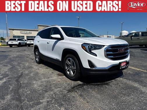 Summit White 2021 GMC Terrain SLT