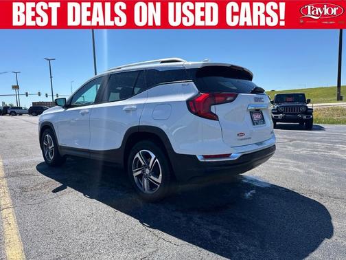 Summit White 2021 GMC Terrain SLT