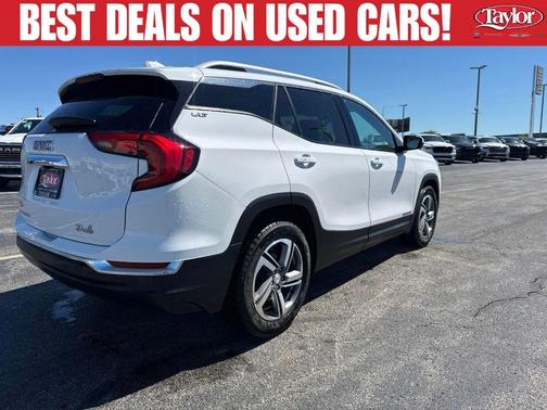 Summit White 2021 GMC Terrain SLT