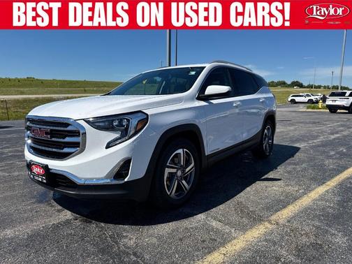 Summit White 2021 GMC Terrain SLT