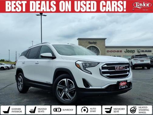 Summit White 2021 GMC Terrain SLT