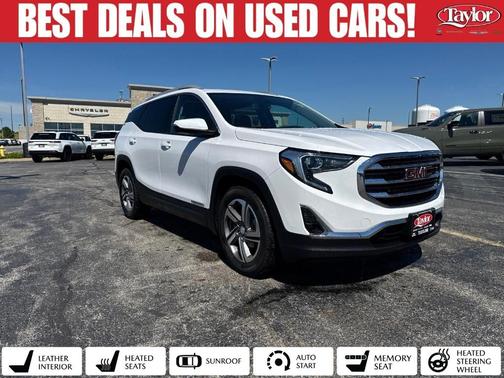 Summit White 2021 GMC Terrain SLT