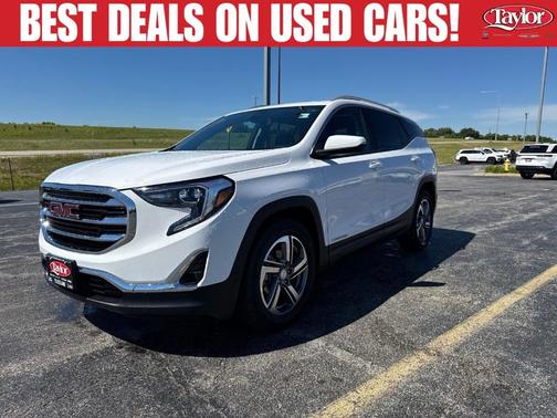 Summit White 2021 GMC Terrain SLT