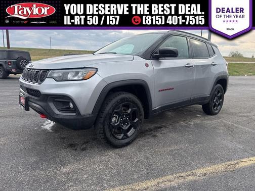 Black 2024 Jeep Compass Trailhawk