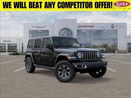 Black Clearcoat 2025 Jeep Wrangler Sahara