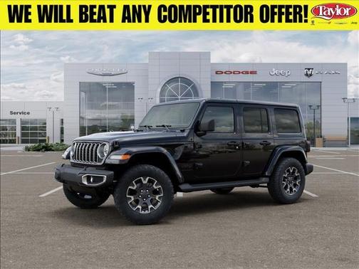 Black Clearcoat 2025 Jeep Wrangler Sahara