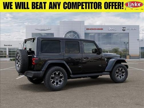 Black Clearcoat 2025 Jeep Wrangler Sahara