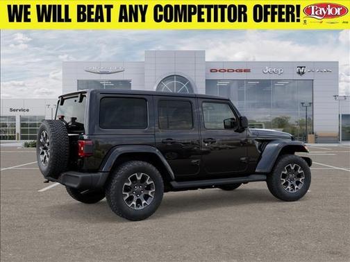 Black Clearcoat 2025 Jeep Wrangler Sahara