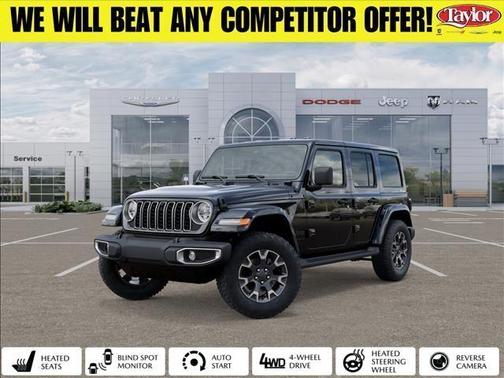 Black Clearcoat 2025 Jeep Wrangler Sahara