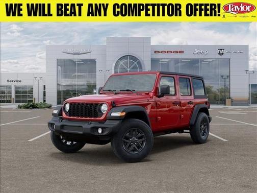 Firecracker Red Clearcoat 2026 Jeep Wrangler Sport