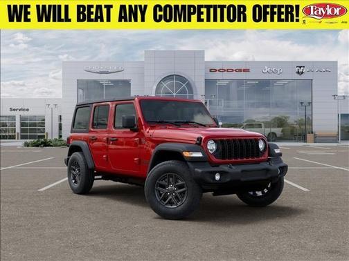 Firecracker Red Clearcoat 2026 Jeep Wrangler Sport