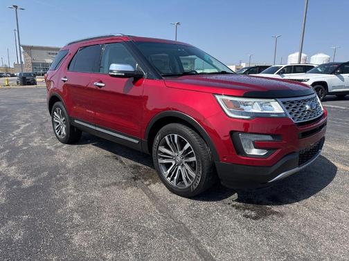 Ruby Red 2017 Ford Explorer Platinum