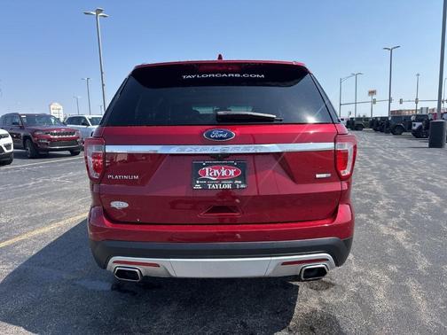 Ruby Red 2017 Ford Explorer Platinum