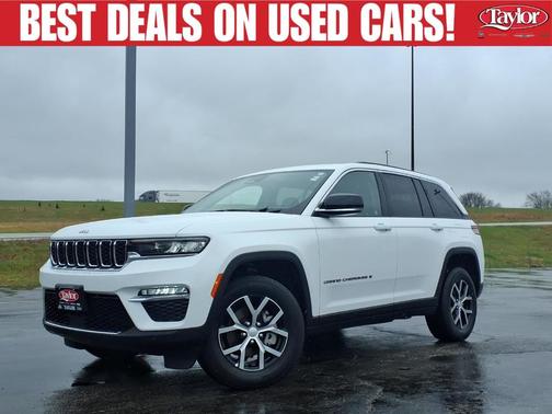 Bright White Clearcoat 2023 Jeep Grand Cherokee Limited