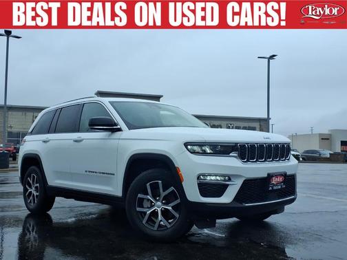 Bright White Clearcoat 2023 Jeep Grand Cherokee Limited