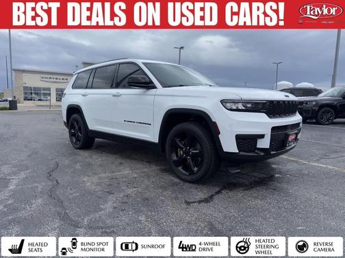 Bright White Clearcoat 2023 Jeep Grand Cherokee L Laredo