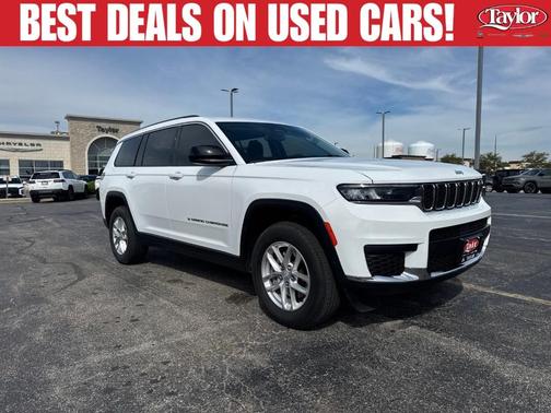 Bright White Clearcoat 2023 Jeep Grand Cherokee L Laredo