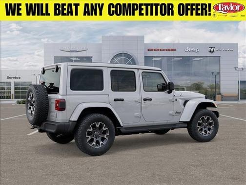 Bright White Clearcoat 2025 Jeep Wrangler Sahara