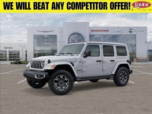 Bright White Clearcoat 2025 Jeep Wrangler Sahara