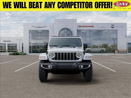 Bright White Clearcoat 2025 Jeep Wrangler Sahara