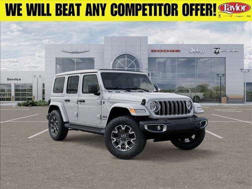 Bright White Clearcoat 2025 Jeep Wrangler Sahara