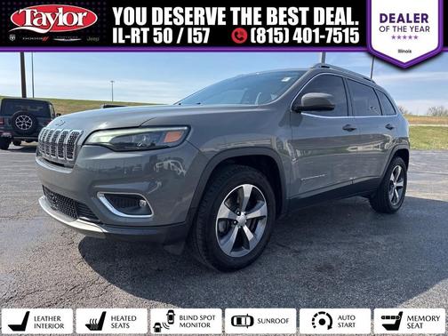 Sting Gray Clearcoat 2020 Jeep Cherokee Limited