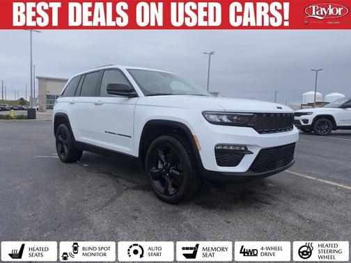 Bright White Clearcoat 2023 Jeep Grand Cherokee Limited