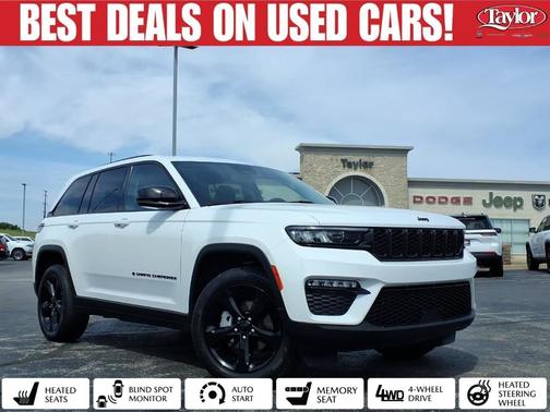 Bright White Clearcoat 2023 Jeep Grand Cherokee Limited