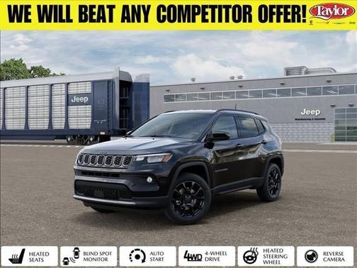Black 2026 Jeep Compass Latitude
