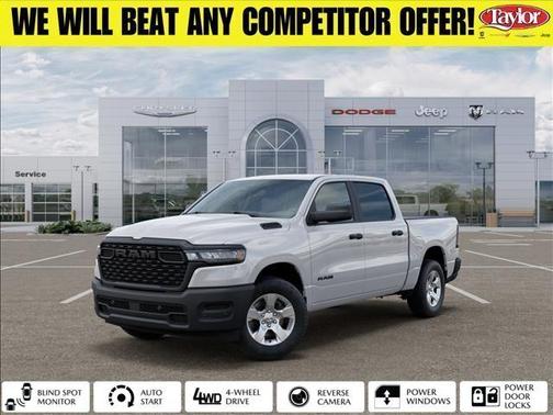 Bright White Clearcoat 2026 RAM 1500 Tradesman