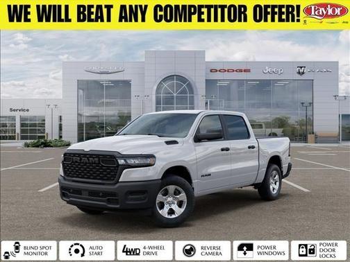 Bright White Clearcoat 2026 RAM 1500 Tradesman