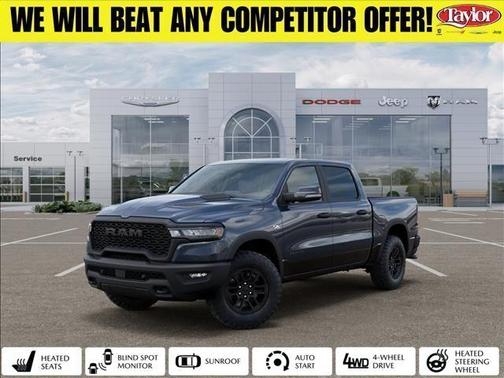 Blue Metallic 2026 RAM 1500 Rebel