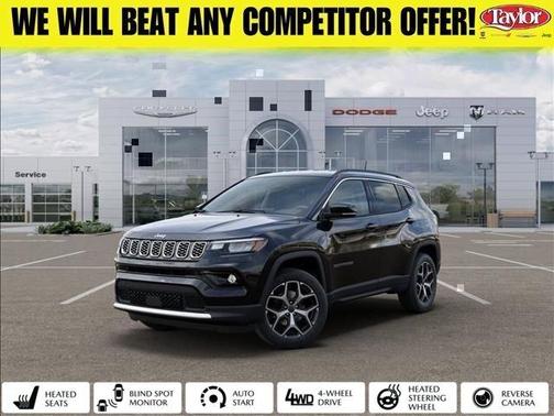 Diamond Black 2026 Jeep Compass Limited
