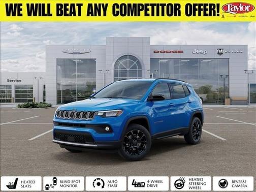 Hydro Blue Pearlcoat 2026 Jeep Compass Latitude