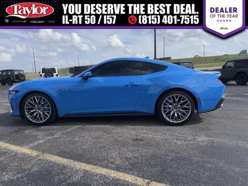 Grabber Blue 2024 Ford Mustang GT Premium